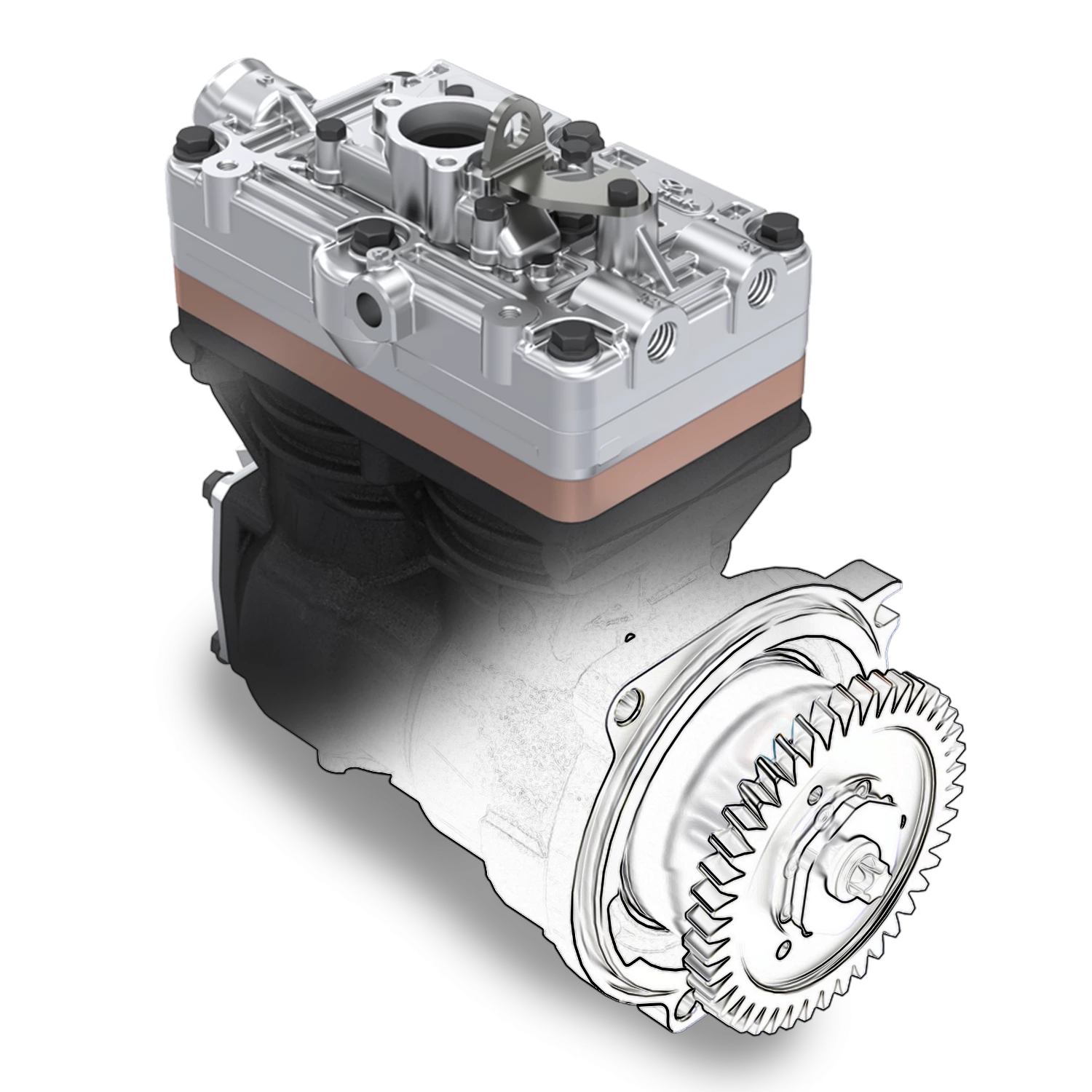 Druckluftbremskompressor